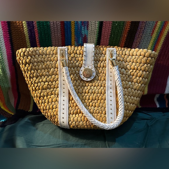 San Torini cornhusk michael kors Beach Tote - Picture 2 of 8